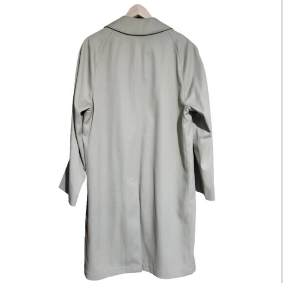 Vintage Trench Coat Men’s Size 40 Beige Removeable Liner Car Coat Fall Spring - Picture 2 of 14